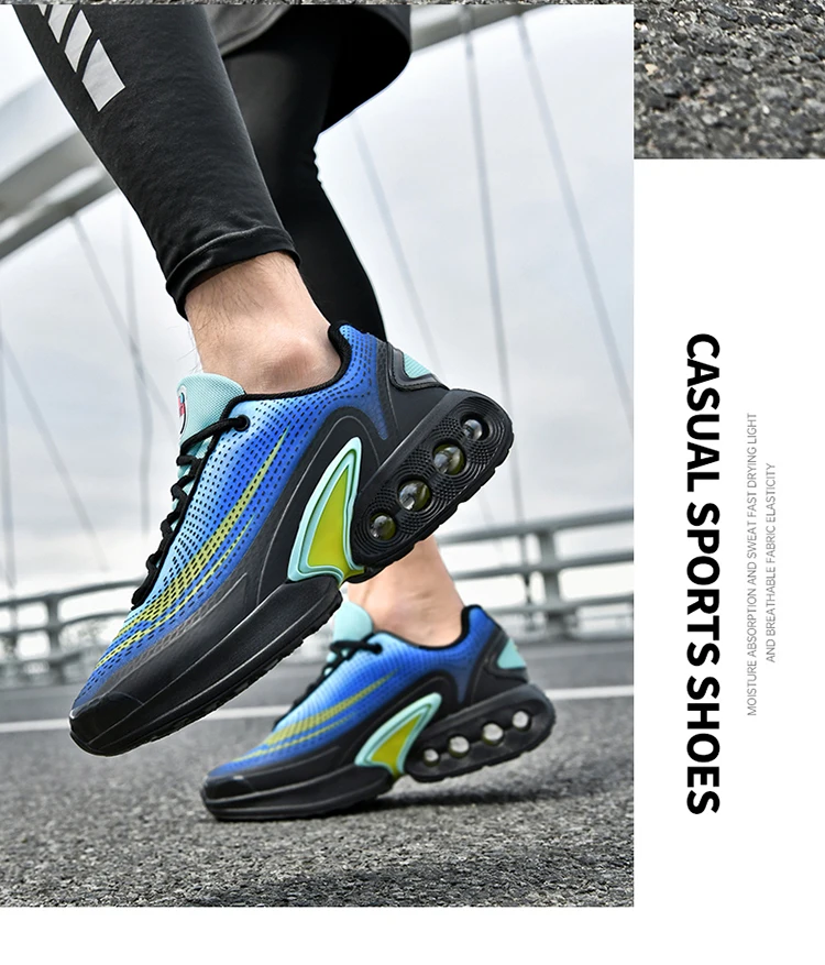 Luxury Men's Sneakers Casual Breathable Trainer Race Fashion Loafers Running Shoes for Male Tenis Sport Shoe Non-Slip Outdoor