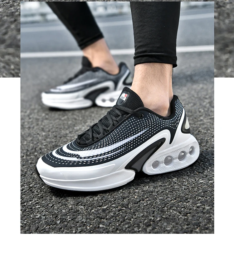 Luxury Men's Sneakers Casual Breathable Trainer Race Fashion Loafers Running Shoes for Male Tenis Sport Shoe Non-Slip Outdoor
