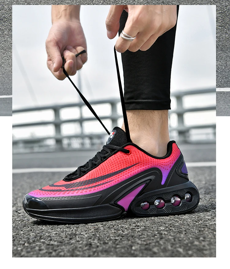 Luxury Men's Sneakers Casual Breathable Trainer Race Fashion Loafers Running Shoes for Male Tenis Sport Shoe Non-Slip Outdoor