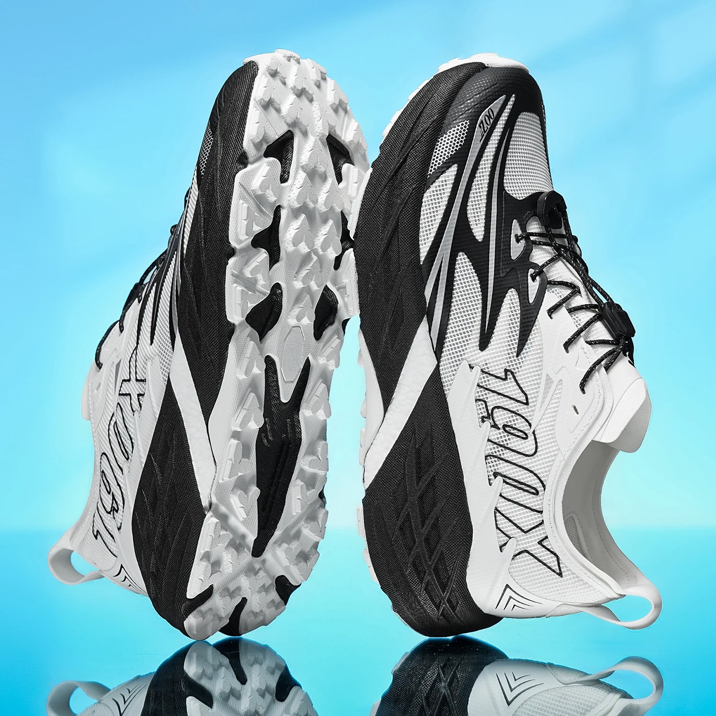 Men's Casual Sports Shoes, New Running Shoes, Breathable Mesh, Cushioning and Rebound, Shock Absorption and Durability, Suitable for Outdoor Sports, Leisure Fitness, Gym Workouts, Suitable for All Seasons
