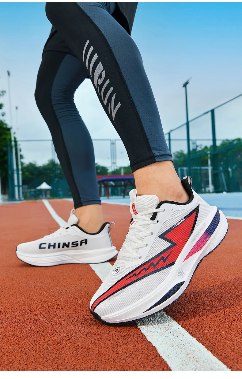 Marathon Men Running Shoes Carbon Board Casual Sneakers Breathable Tennis Sports Trainers Lightweight Women Athletic Sneakers