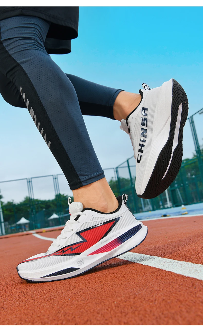 Marathon Men Running Shoes Carbon Board Casual Sneakers Breathable Tennis Sports Trainers Lightweight Women Athletic Sneakers