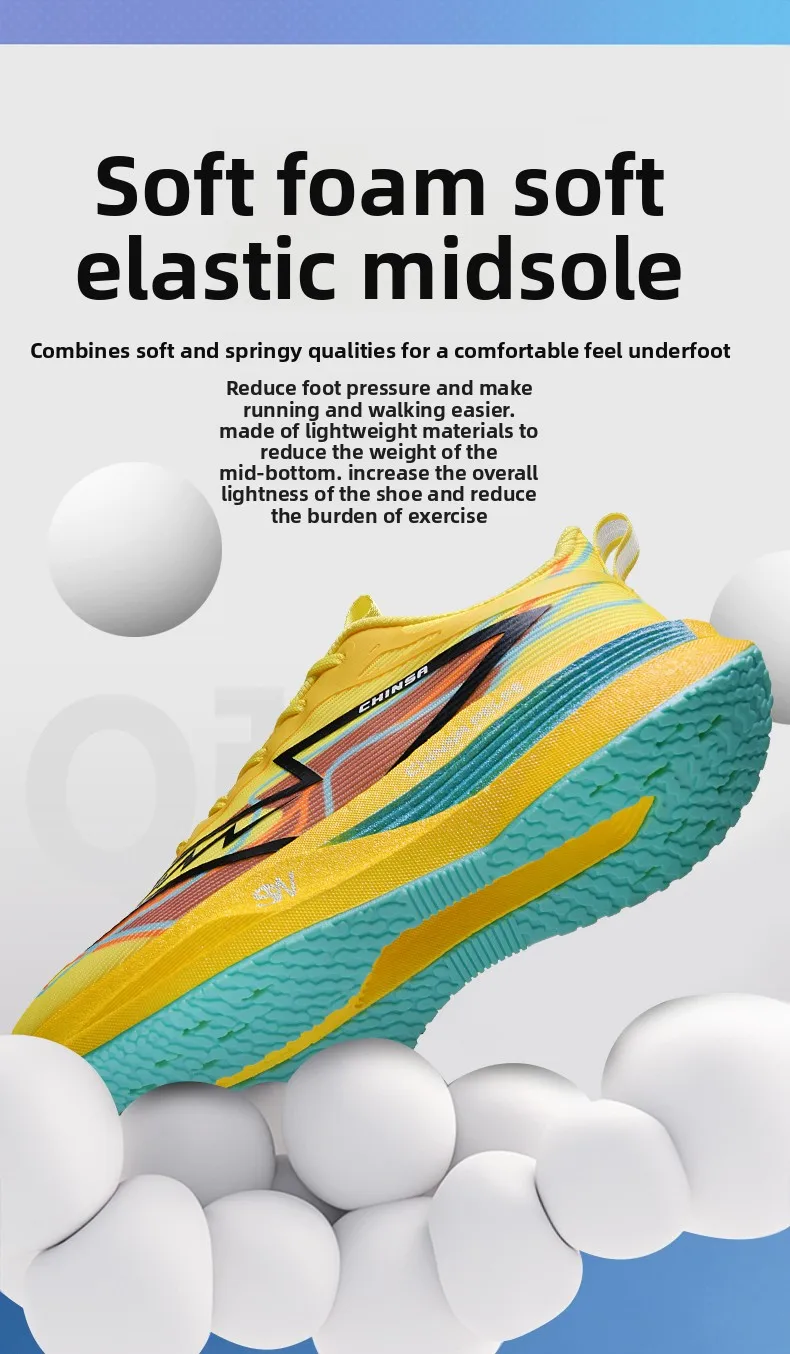Marathon Men Running Shoes Carbon Board Casual Sneakers Breathable Tennis Sports Trainers Lightweight Women Athletic Sneakers