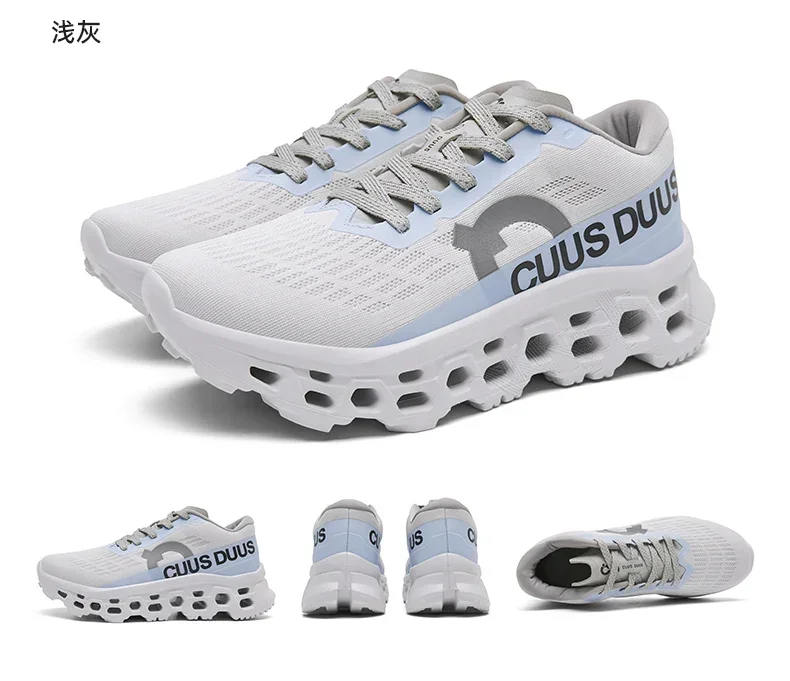 2026Male Cushioning Sneakers NonSlip Casual Sports Shoes Lightweight Men's Walking Running Shoes Hhollow Design Large Size 39-45