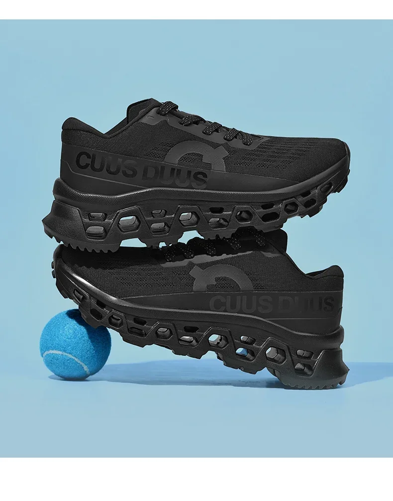 2026Male Cushioning Sneakers NonSlip Casual Sports Shoes Lightweight Men's Walking Running Shoes Hhollow Design Large Size 39-45
