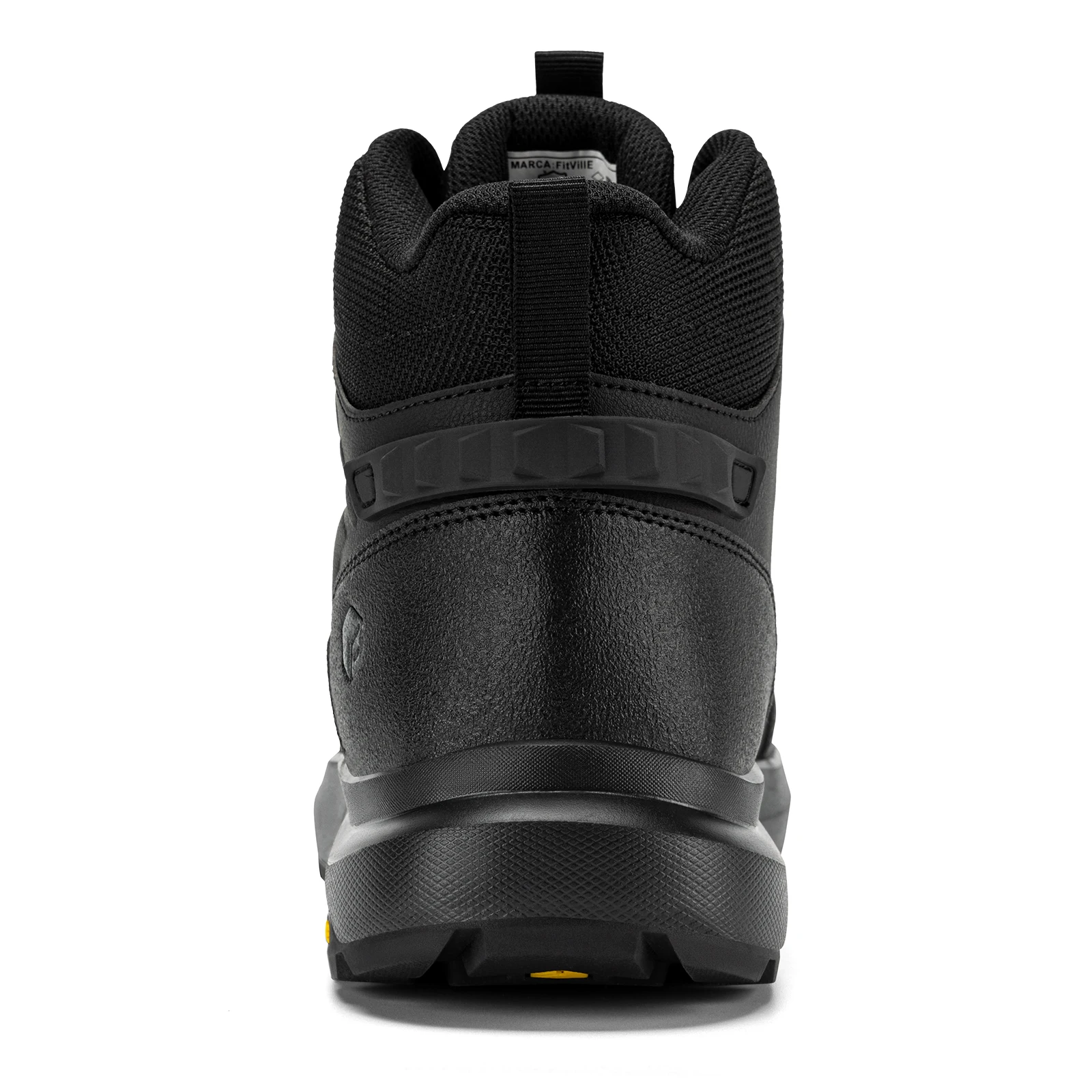 FitVille Men's Boots Water Resistant Extra Wide Toe High-top Hiking Shoes for Men Non-Slip Outdoor Tactical Combat Military Boot