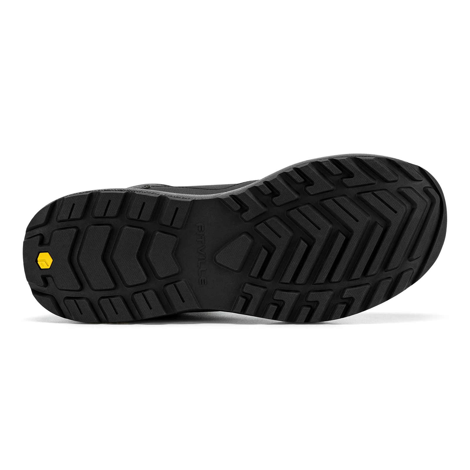 FitVille Men's Boots Water Resistant Extra Wide Toe High-top Hiking Shoes for Men Non-Slip Outdoor Tactical Combat Military Boot