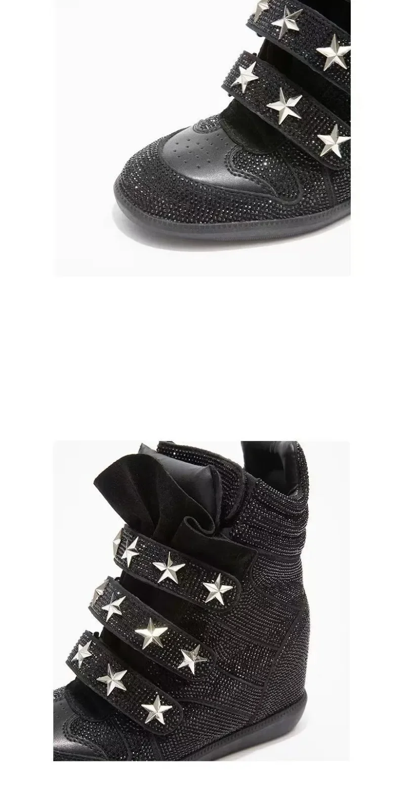 Fashion Shoes for Women High Quality Luxury Rhinestone Ankle Boots Designer Casual Sneakers Women Trendy Shoes Zapatos De Mujer