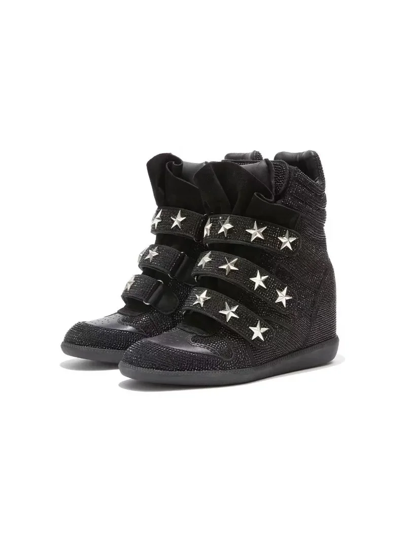 Fashion Shoes for Women High Quality Luxury Rhinestone Ankle Boots Designer Casual Sneakers Women Trendy Shoes Zapatos De Mujer