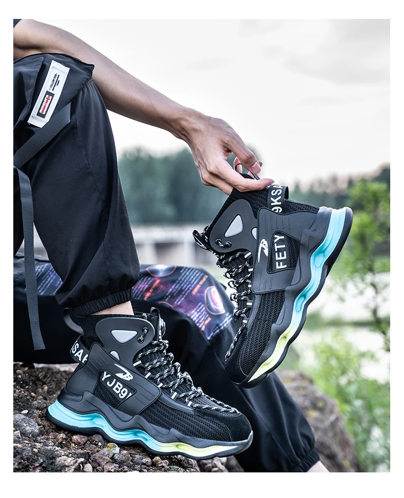 Fashion Work Boots Men Designer New Safety Shoes Men European Standard Steel Toe Shoes Anti-smash Anti-stab Indestructible Shoes