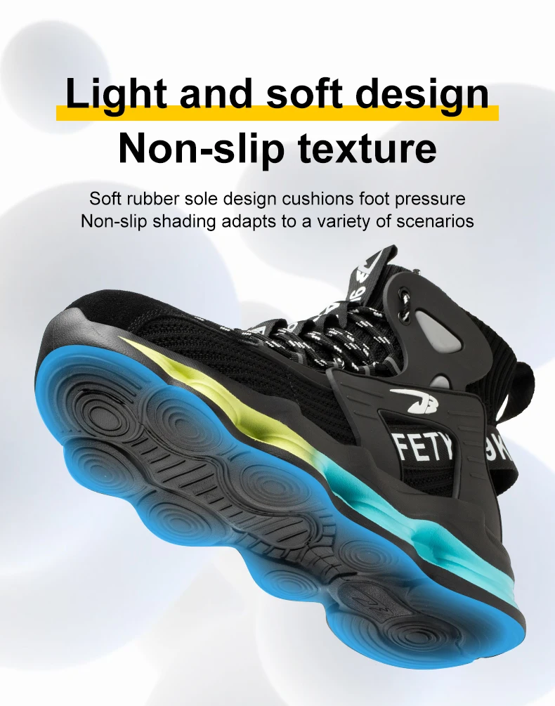 Fashion Work Boots Men Designer New Safety Shoes Men European Standard Steel Toe Shoes Anti-smash Anti-stab Indestructible Shoes