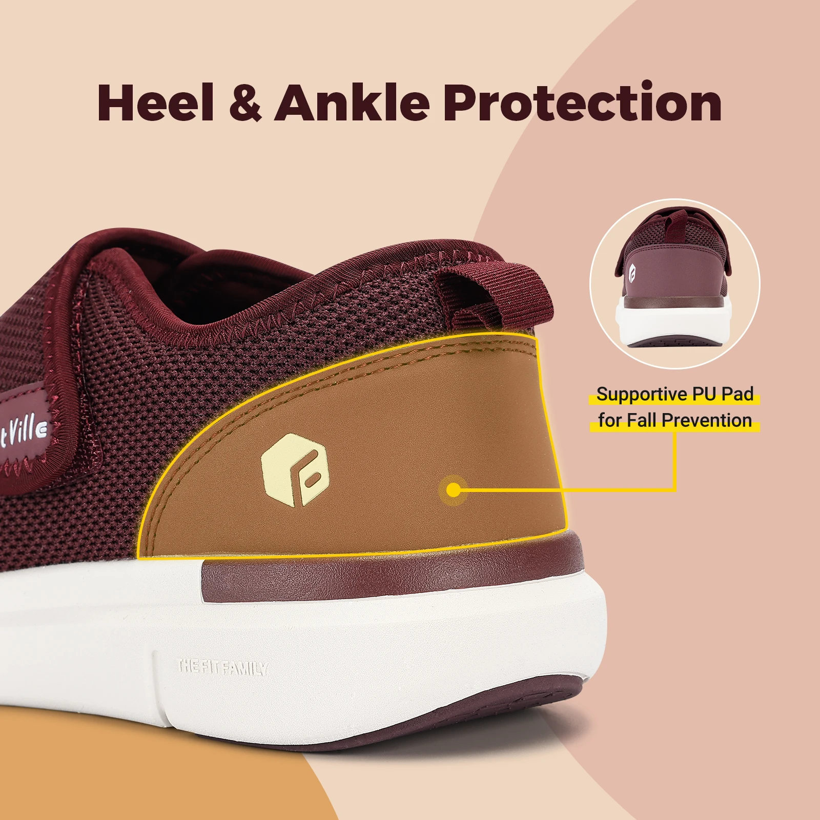 FitVille Women'S Extra Wide Diabetic Orthopedic Adjustable Walking Shoes, Elderly Footwear For Wide Feet, Swollen Feet & Foot Pain Relief