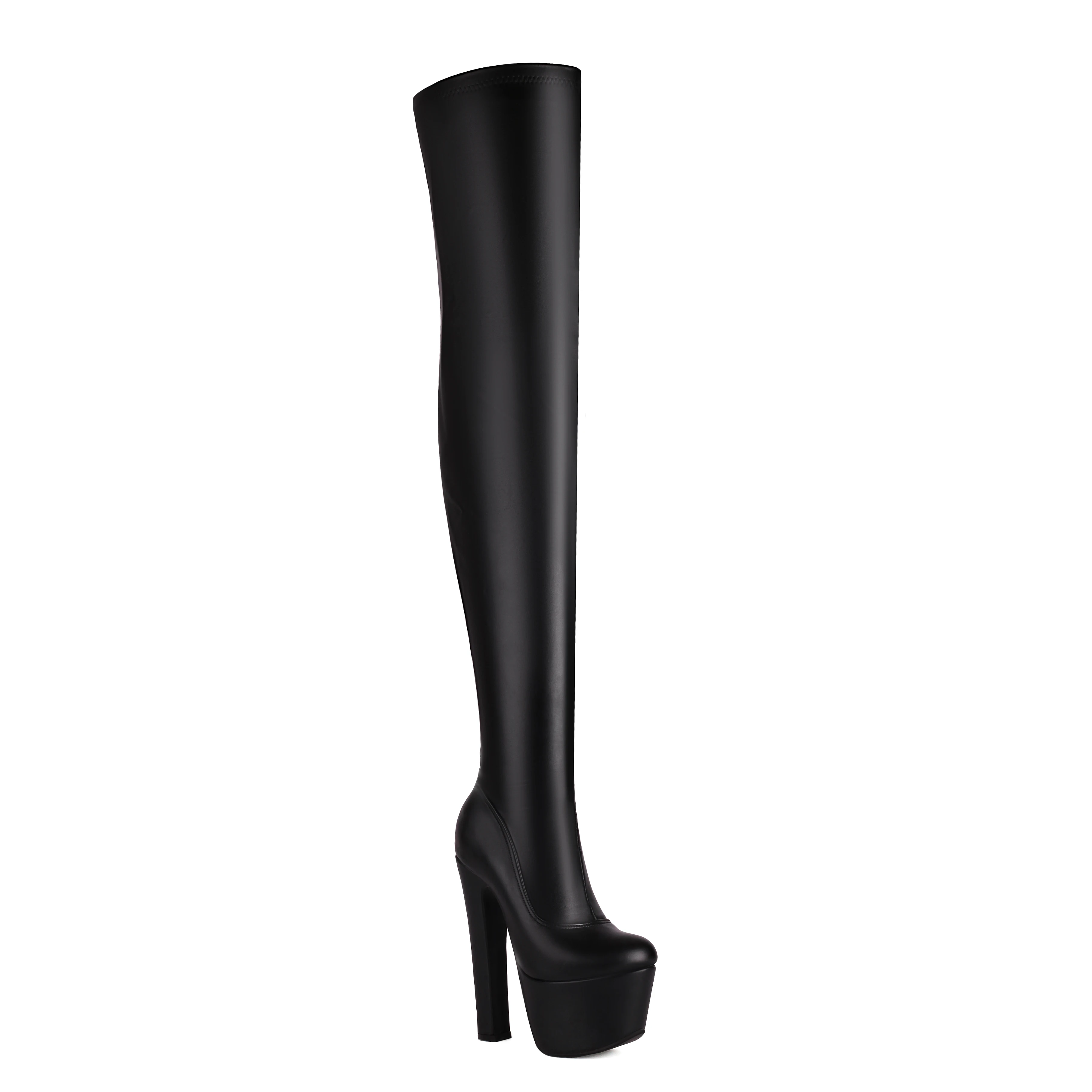 Autumn and Winter New Styles Fashion Nightclubs Sexy Style Runway Show Over the Knee Ultra-high Heel Women's Boots High 17cm