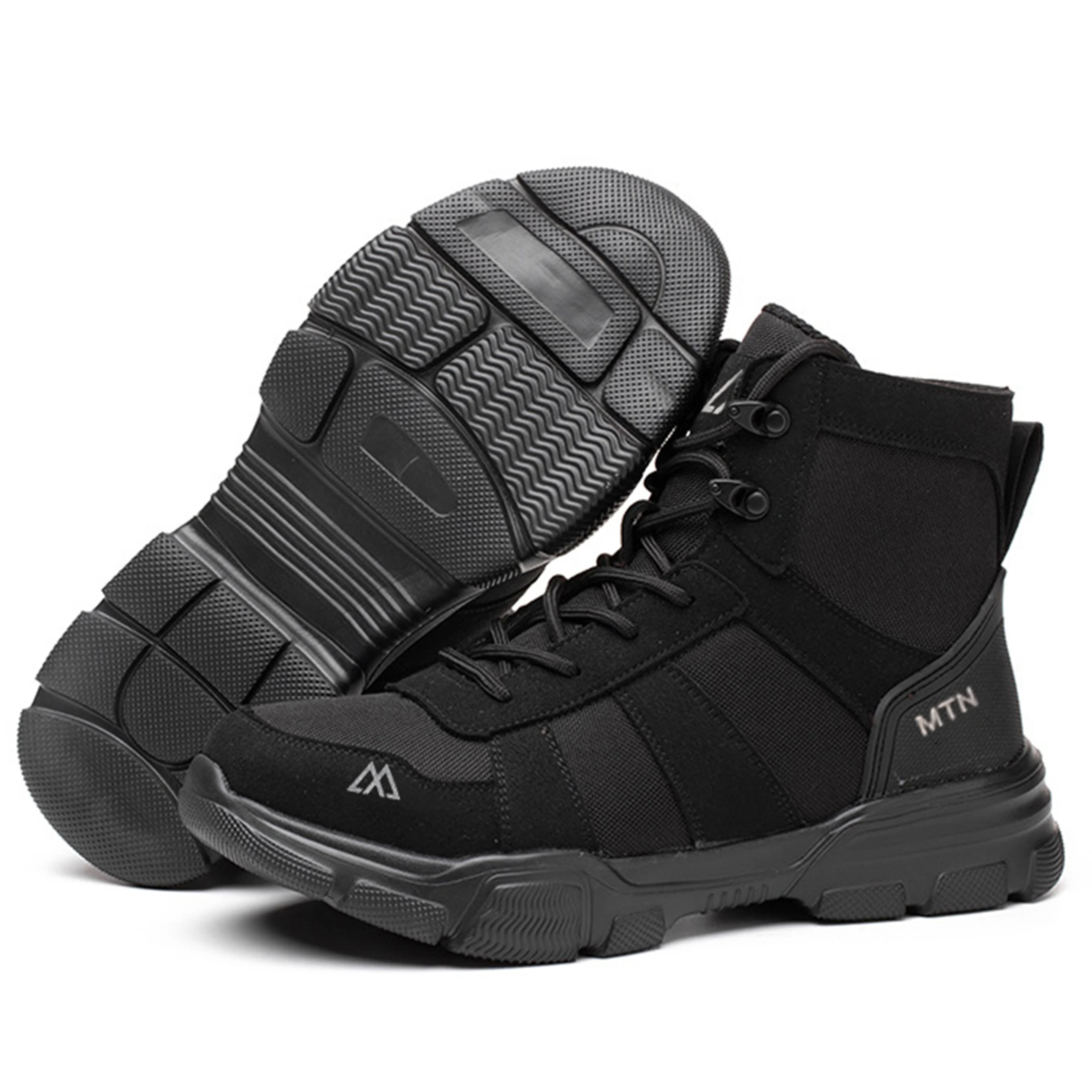 Lightweight Indestructible Steel Toe Safety Work Shoes Puncture Resistant Non Slip Tactical Work Sneakers for Men Women