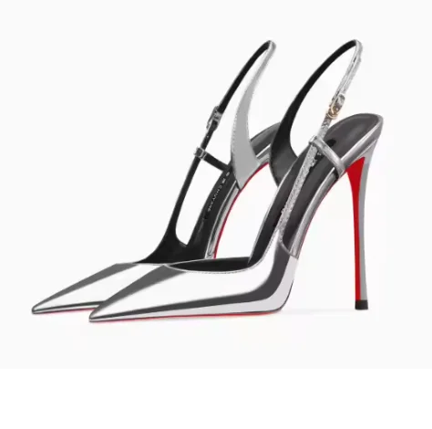 2026 New Nude Patent Leather Design with A Niche, Non Tiring, High-end Feel, Pointed Toe, Slim Heel, High Heels for Women