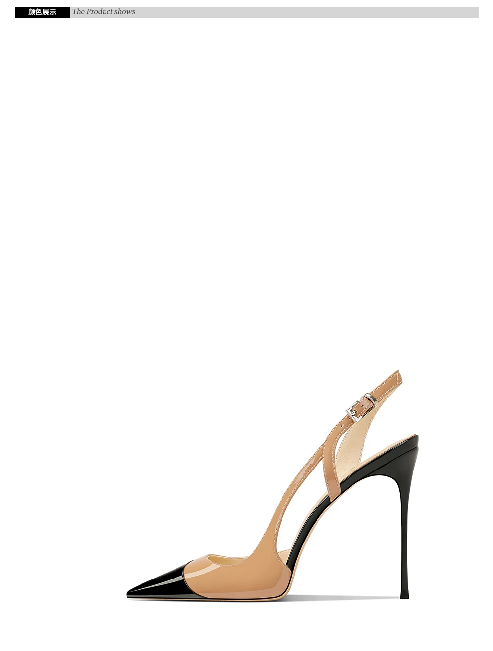 2026 New Nude Patent Leather Design with A Niche, Non Tiring, High-end Feel, Pointed Toe, Slim Heel, High Heels for Women
