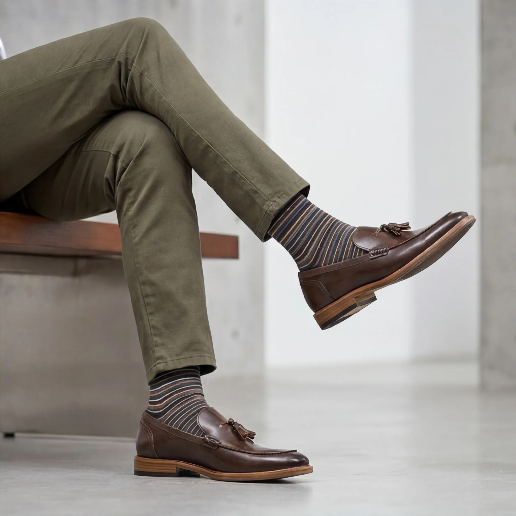 American Style Man Casual Shoes Comfortable Fashion Luxury loafers Men Leather Shoes#Al701