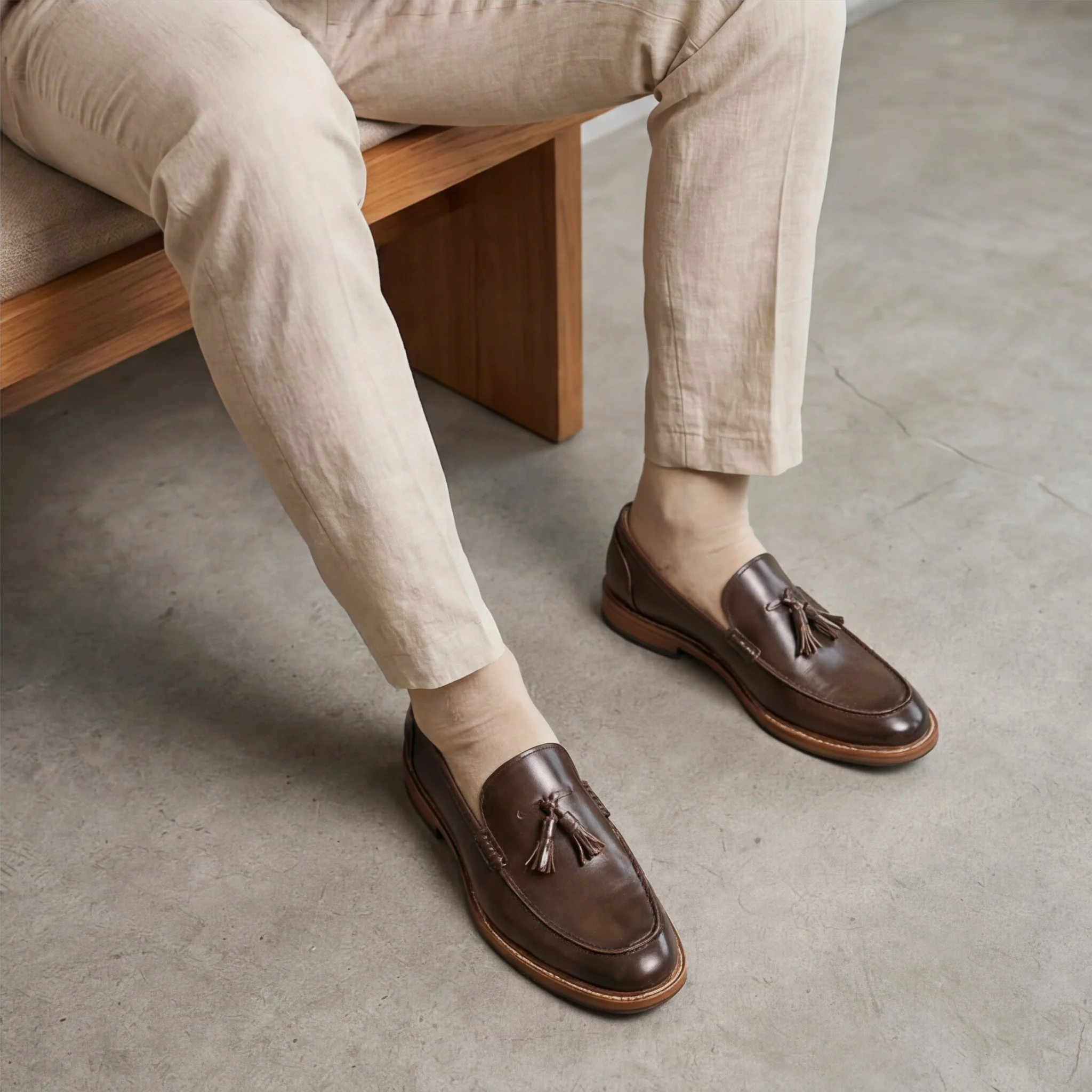 American Style Man Casual Shoes Comfortable Fashion Luxury loafers Men Leather Shoes#Al701