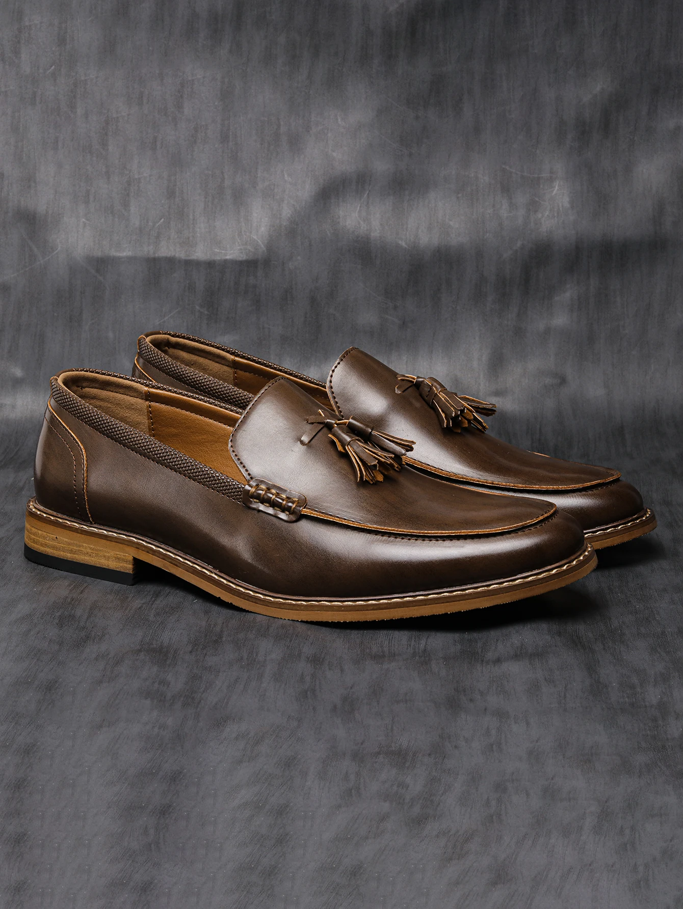 American Style Man Casual Shoes Comfortable Fashion Luxury loafers Men Leather Shoes#Al701