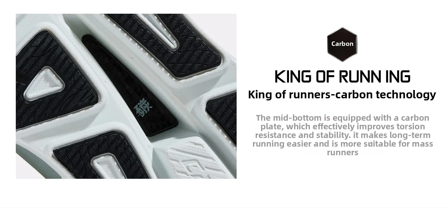 Golden Camel Men's Carbon Plate 5K Runing Shoes 2026 Summer New Women's Soft Sole Wear-Resistant Lightweight Jogging Sneakers