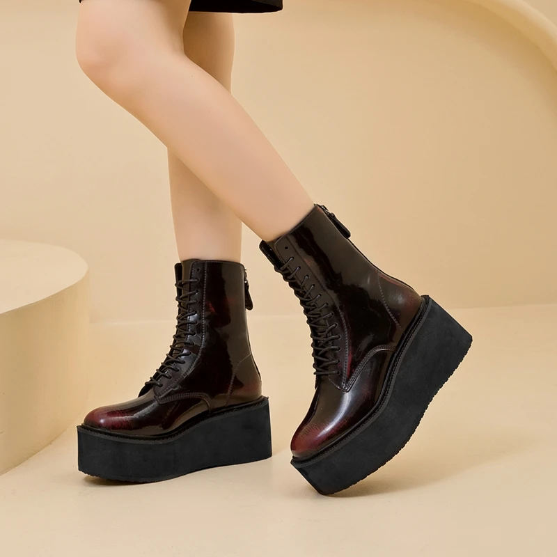 AIYUQI Women's Snow Boots 2026 New Thick-soled Non-slip Women Short Boots Large Size Warm Female Winter Shoes Ankle Boots