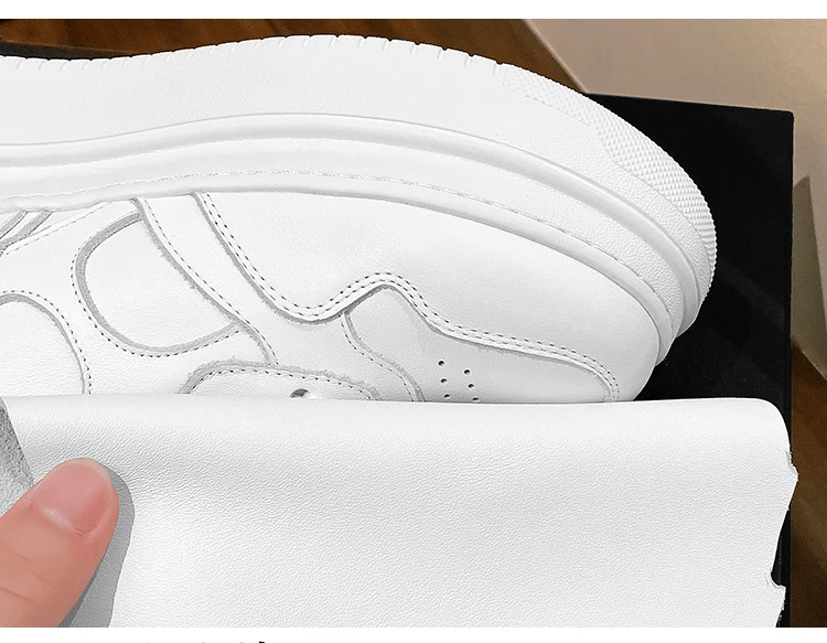 12cm Platform Elevator Sneakers Women Casual White Shoes Genuine Leather 8cm Height Increasing Shoes Female Summer Mesh Sneakers