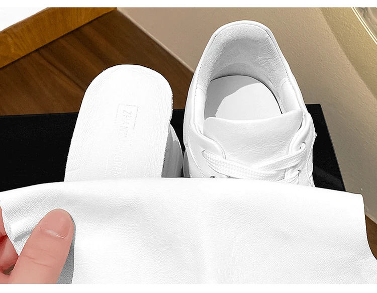 12cm Platform Elevator Sneakers Women Casual White Shoes Genuine Leather 8cm Height Increasing Shoes Female Summer Mesh Sneakers