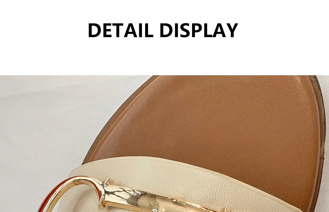 CH 2025 Summer New Women's Leisure Sandals Women's Slippers Simple Solid Colour Design Daily Style Fashion Women's Slippers