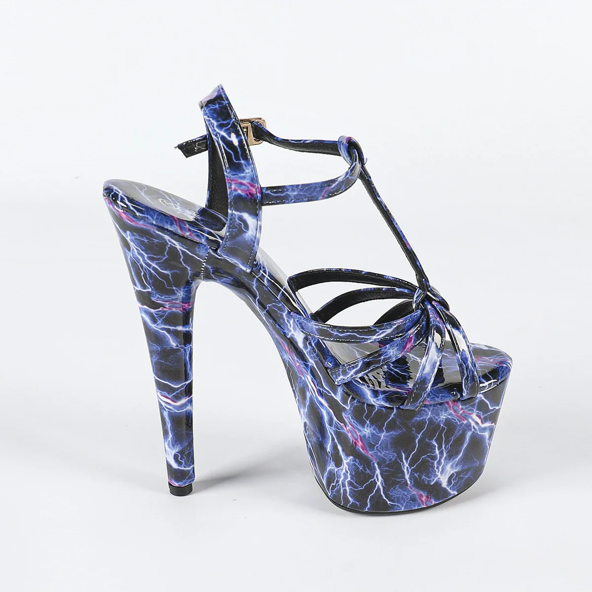 Nightclub Sex Women's Shoes Waterproof Table Roman Fish Mouth Lady Outer High Heel LFD-181-Q47