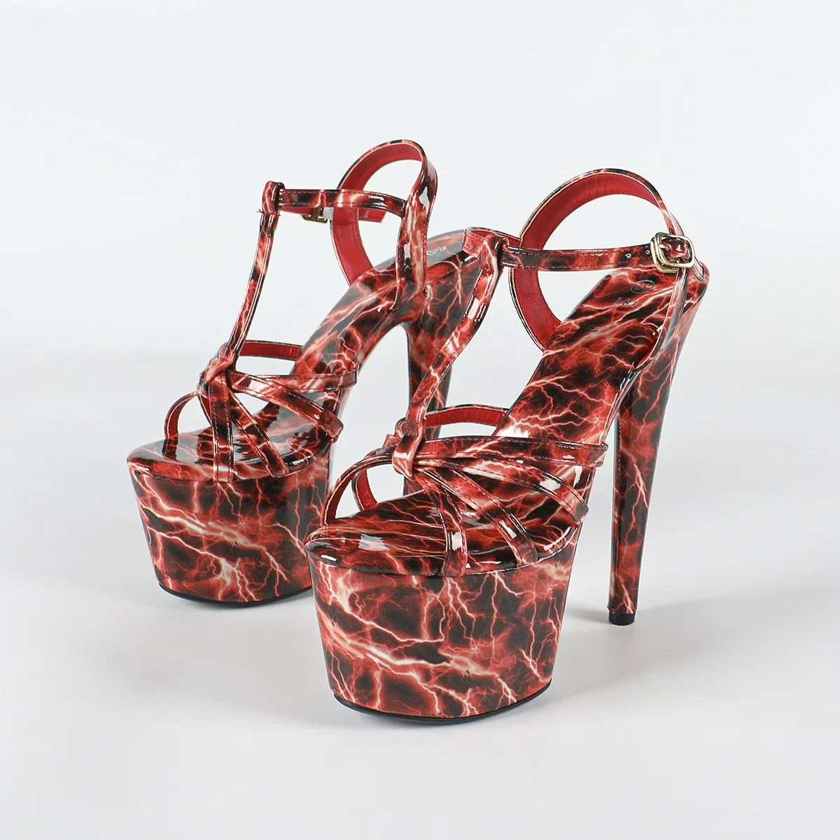 Nightclub Sex Women's Shoes Waterproof Table Roman Fish Mouth Lady Outer High Heel LFD-181-Q47