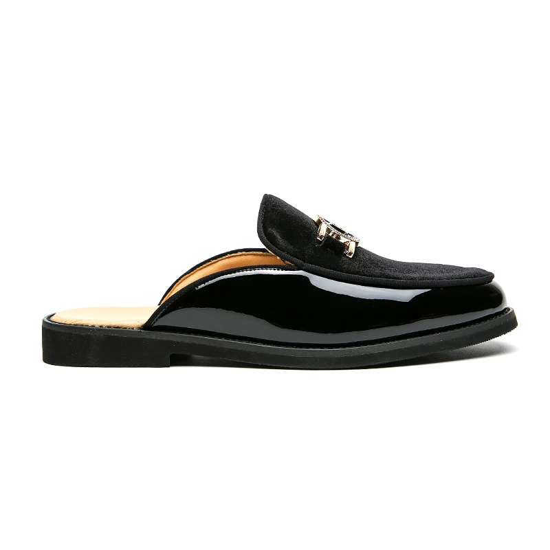New Black Mens Sandals Dress Shoes Business Men Summer Sandals Free Shipping Men Shoes