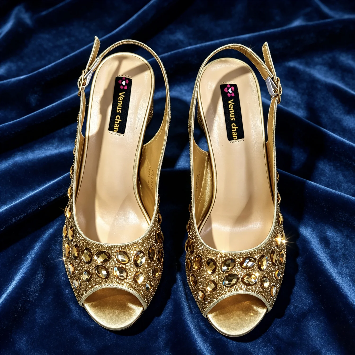 2026 INS Italian Design Silver Rhinestone Peep Toe Women's Bigger Size High Heels Matching Bag Set Ideal for Parties & Weddings