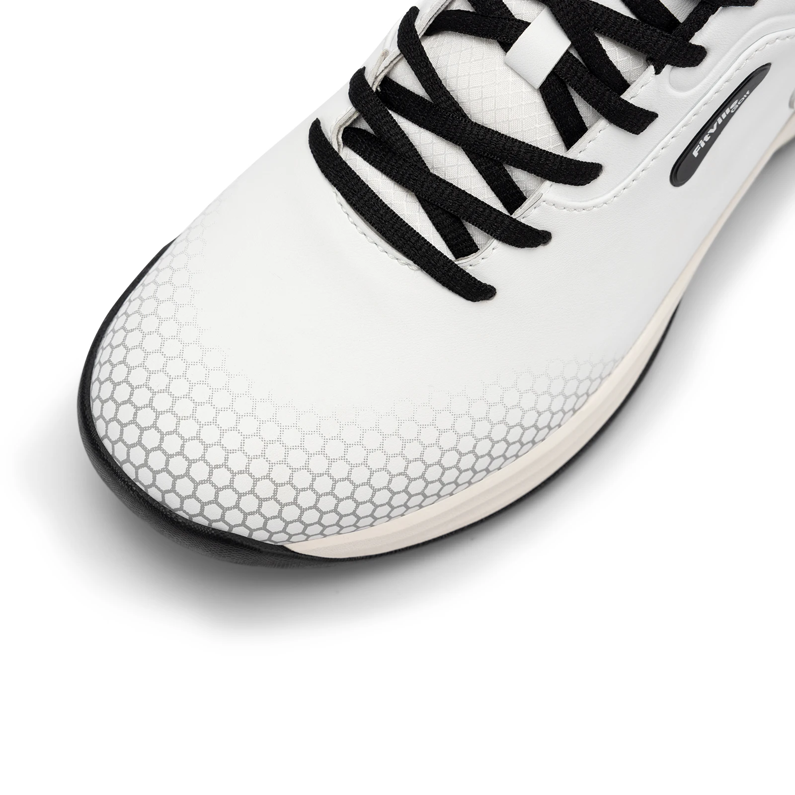 FitVille Wide Men's Golf Shoes Non-Slip Wear-Resistant Comfortable Pickleball Sports Shoes Suitable for Swollen Feet Relieve Toe