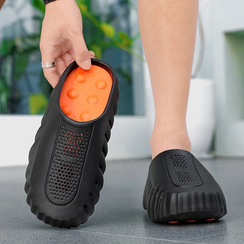 Brand Men Slippers Shoes Fashion Summer Non-Slip Male Sandals Water Shoes Slides 286 2026 Outdoor Womens Beach Shoes Slipper Man