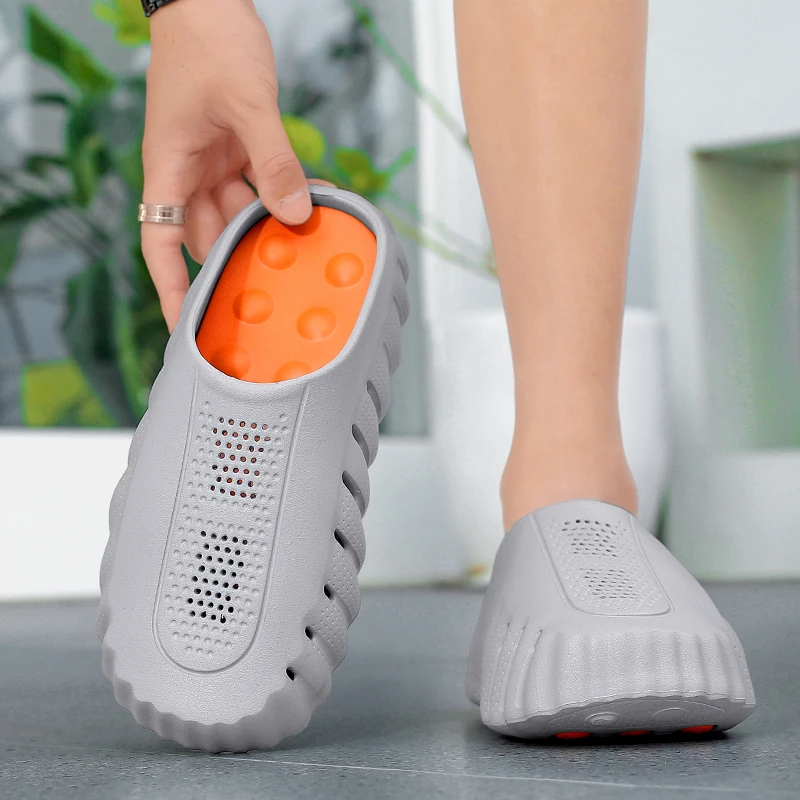Brand Men Slippers Shoes Fashion Summer Non-Slip Male Sandals Water Shoes Slides 286 2026 Outdoor Womens Beach Shoes Slipper Man