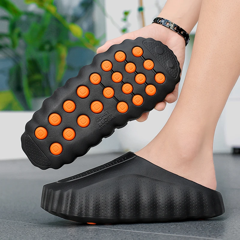 Brand Men Slippers Shoes Fashion Summer Non-Slip Male Sandals Water Shoes Slides 286 2026 Outdoor Womens Beach Shoes Slipper Man