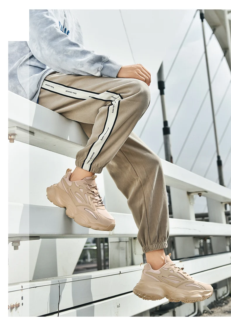 Men's Breathable Fashion Casual Sports Shoes Four Seasons Wear-Resistant Outdoor Soft Sole Comfort Running Sneakers Walking Shoe