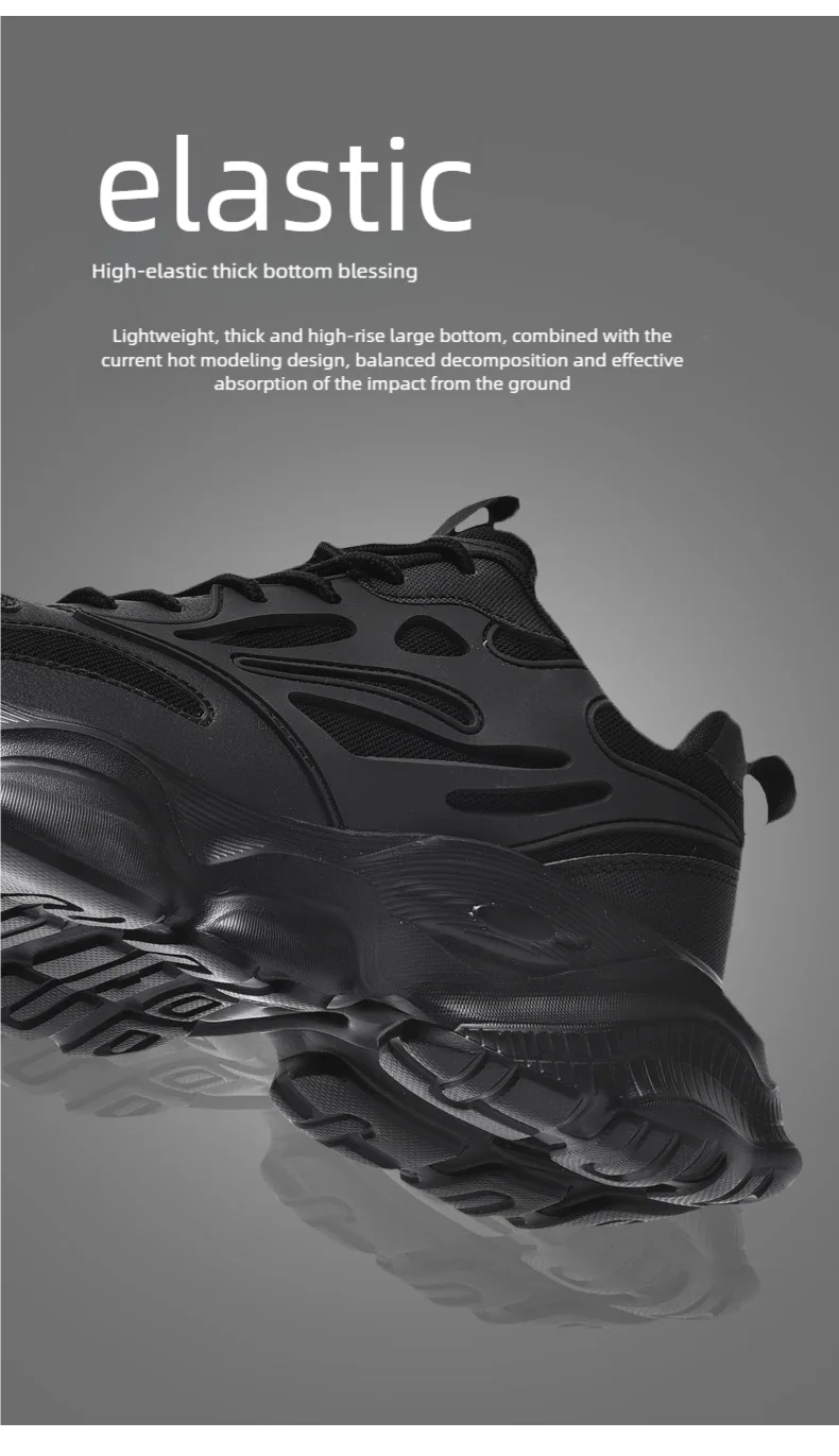 Men's Breathable Fashion Casual Sports Shoes Four Seasons Wear-Resistant Outdoor Soft Sole Comfort Running Sneakers Walking Shoe