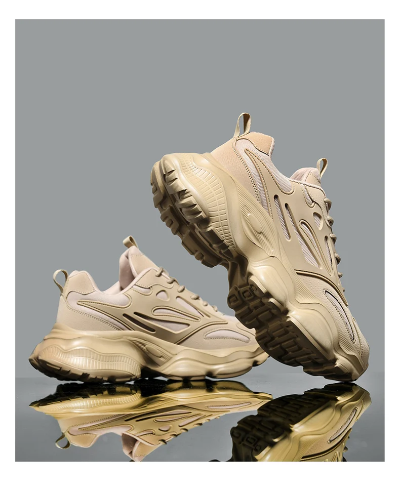 Men's Breathable Fashion Casual Sports Shoes Four Seasons Wear-Resistant Outdoor Soft Sole Comfort Running Sneakers Walking Shoe