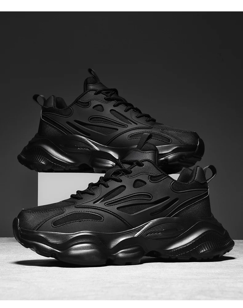 Men's Breathable Fashion Casual Sports Shoes Four Seasons Wear-Resistant Outdoor Soft Sole Comfort Running Sneakers Walking Shoe