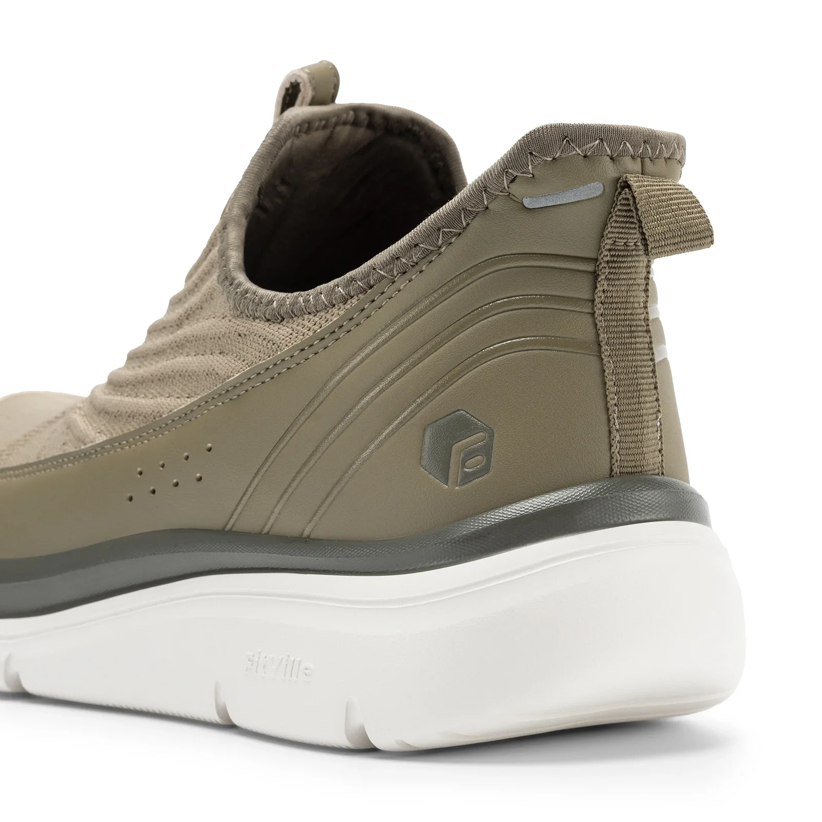 Wide Men'S Slip-On Running Shoes Lightweight Breathable Outdoor Casual Sports Walking Shoes Sneakers For Swollen Feet