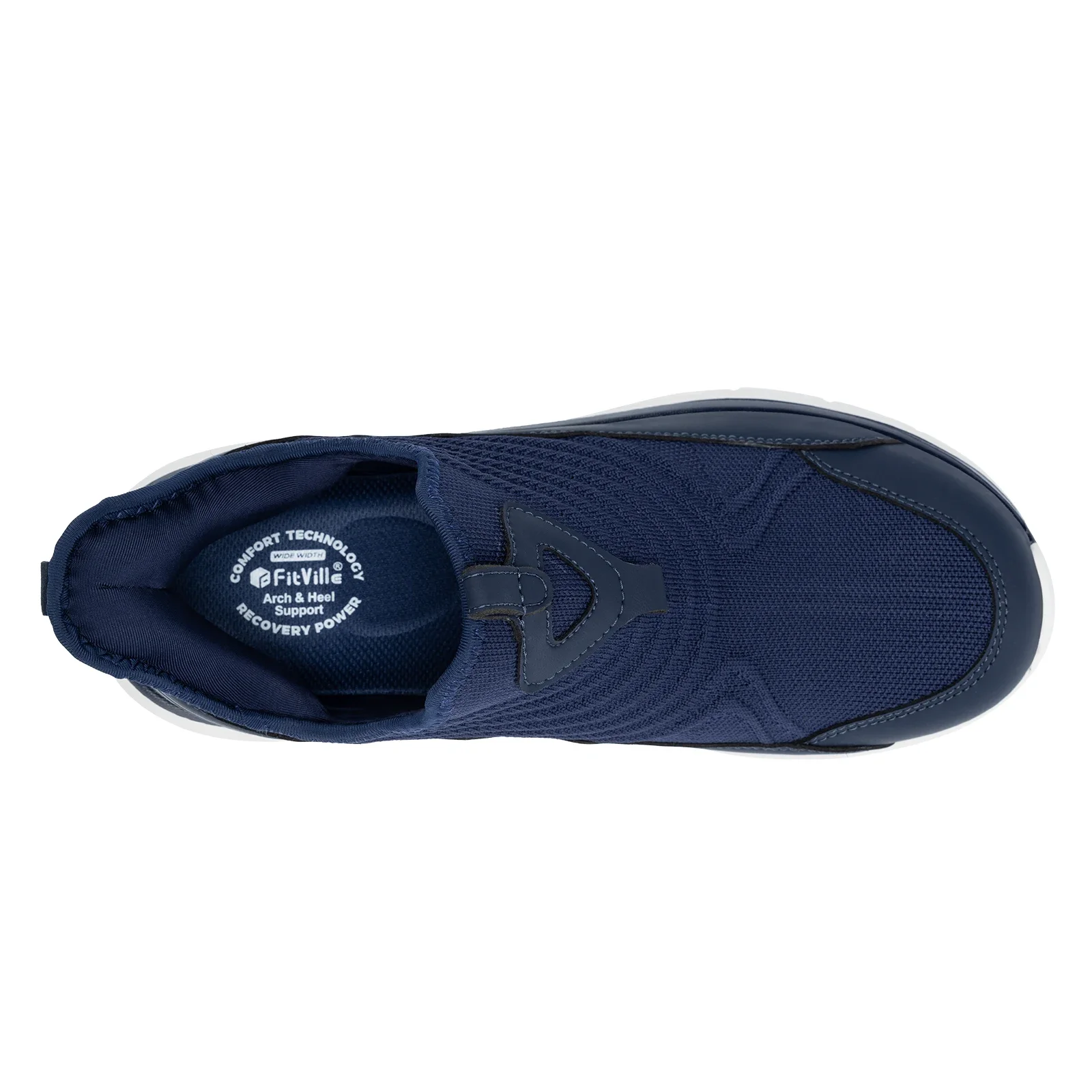Wide Men'S Slip-On Running Shoes Lightweight Breathable Outdoor Casual Sports Walking Shoes Sneakers For Swollen Feet