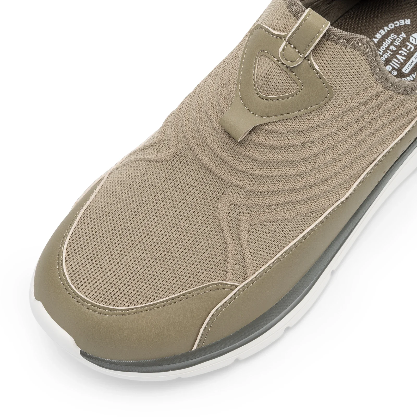 Wide Men'S Slip-On Running Shoes Lightweight Breathable Outdoor Casual Sports Walking Shoes Sneakers For Swollen Feet