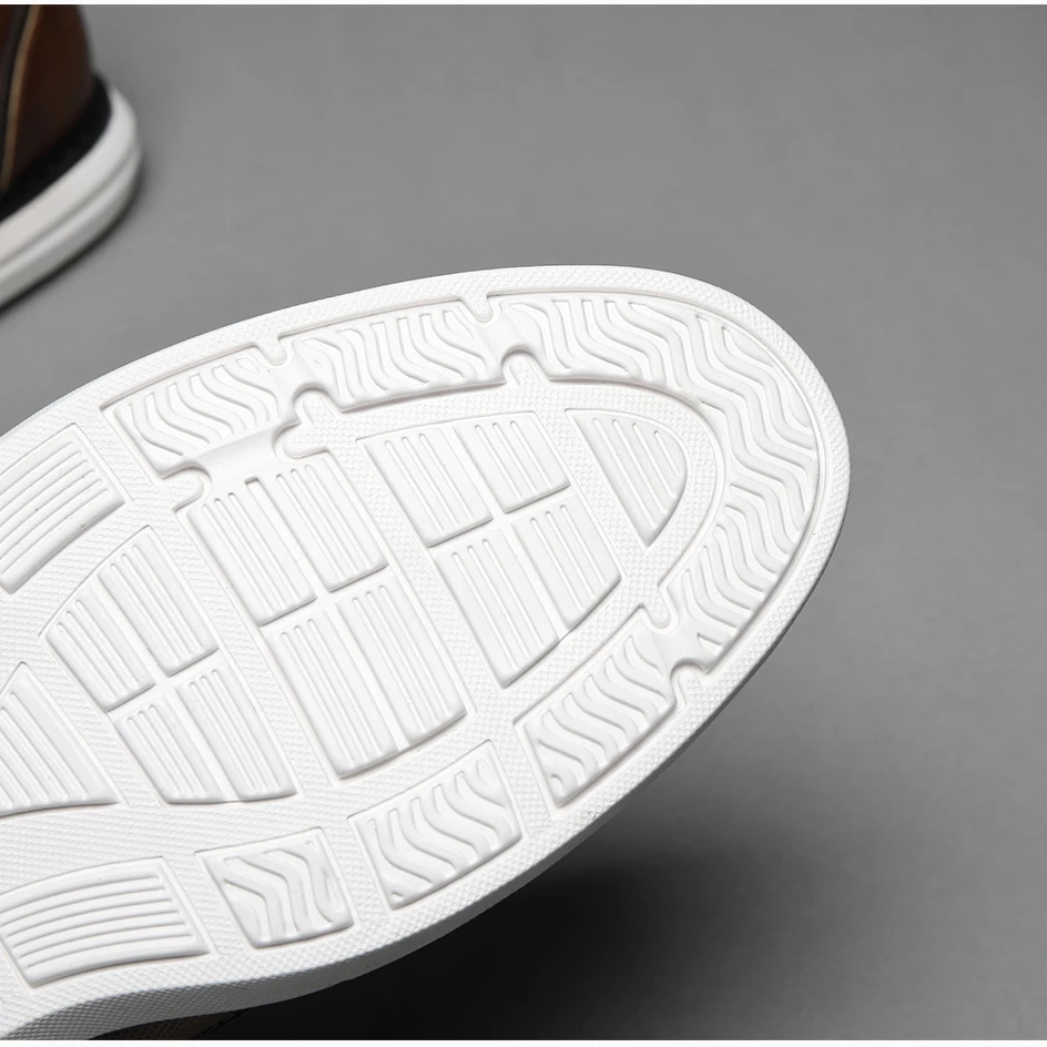 BHKH 2026 Genuine Leather Dress Shoes Comfy Men Casual Shoes Smart Business Work Office Lace-up Men Shoes