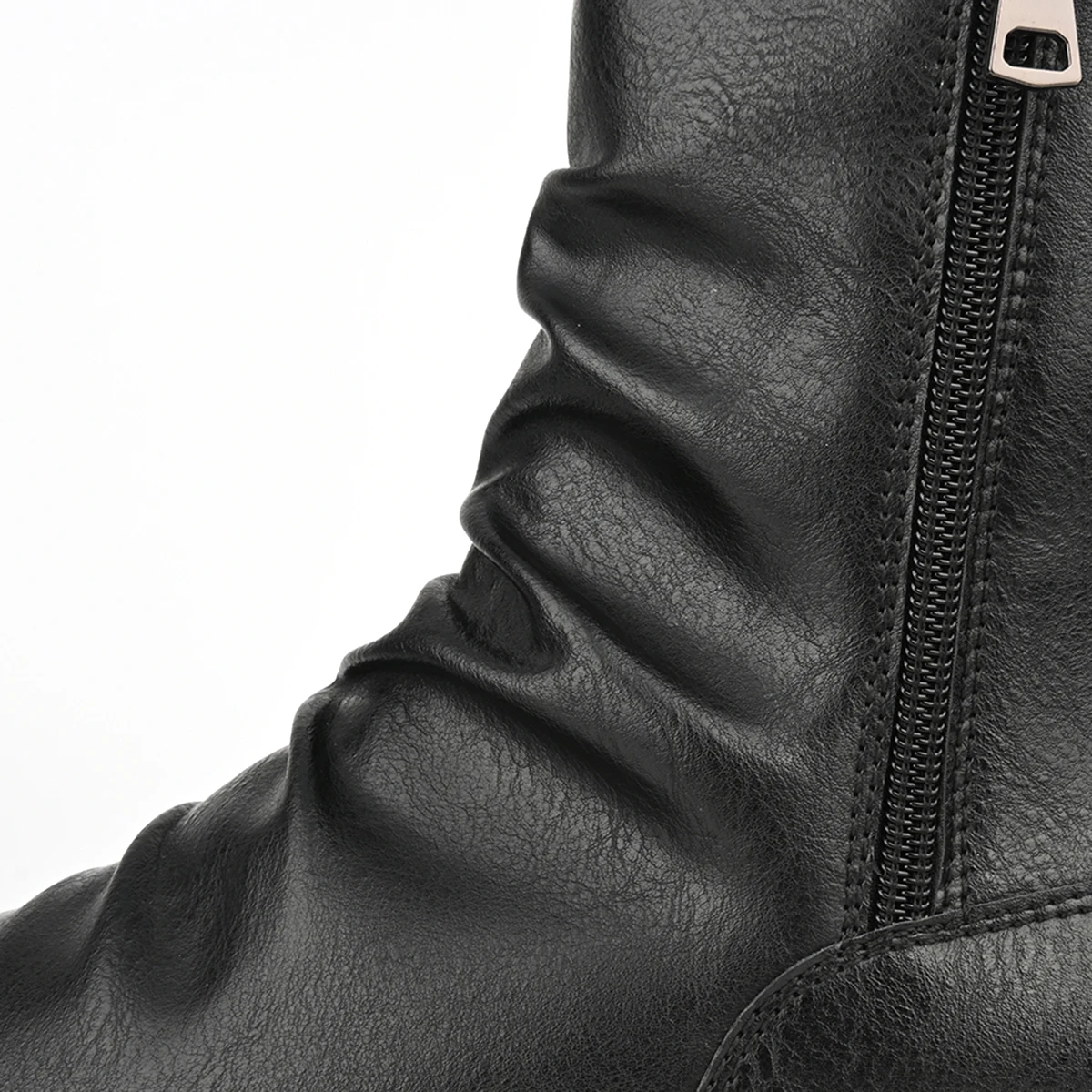 Men's British Style Low-Heeled Retro Boots for Everyday Casual Wear