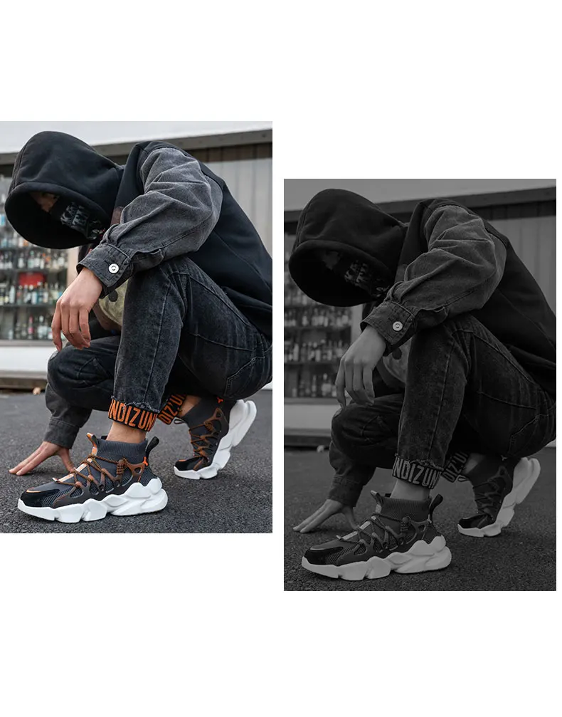 Indestructible Men Safety Shoes Anti-smash Men Shoes Working Sneakers Anti-Puncture Work Boots Safety Composite Toe Men Boots