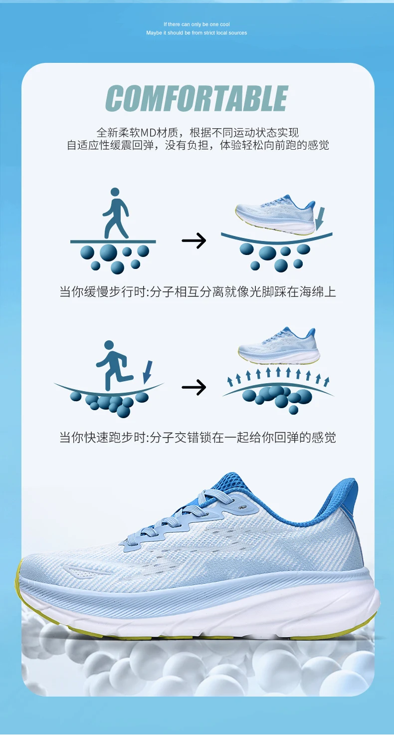 Running Shoes Training Speciality Marathon Men Sports Breathable Lightweight Women's Comfortable Nonskid Leisure Sneakers