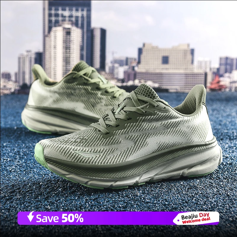 Running Shoes Training Speciality Marathon Men Sports Breathable Lightweight Women's Comfortable Nonskid Leisure Sneakers