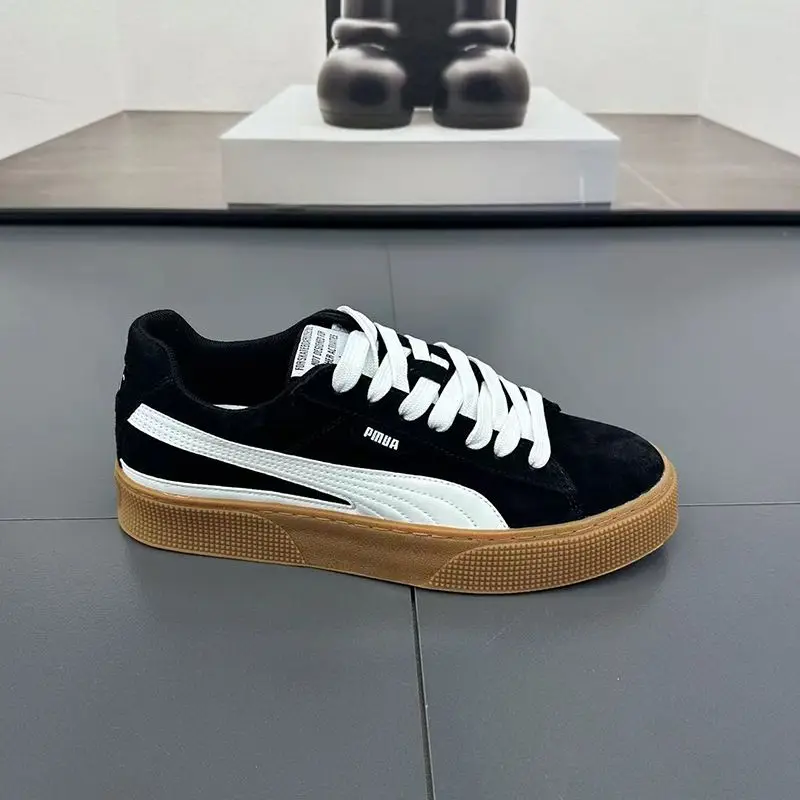 【 Factory Direct Sales 】 2026 New Men's Shoes Fashion Versatile Breathable Board Shoes Thick Soled Trendy Casual Shoes