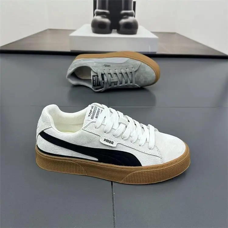 【 Factory Direct Sales 】 2026 New Men's Shoes Fashion Versatile Breathable Board Shoes Thick Soled Trendy Casual Shoes